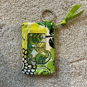 Vera Bradley Green and Black ID/Card Case